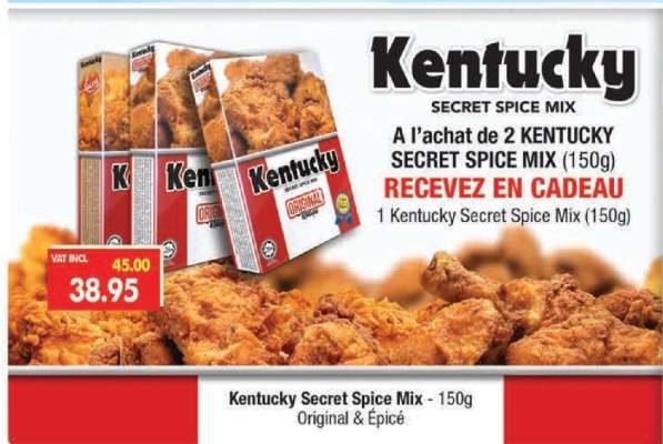 Kentucky Secret Spice Mix - 150g