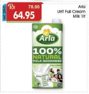 ARLA UHT FULL CREAM MILK 1LT