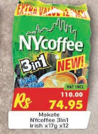 Mokate NYcoffee 3in1 Irish x17g x12