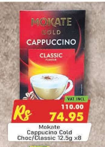Mokate Cappuccino Cold Choc/Classic 12.5g x8