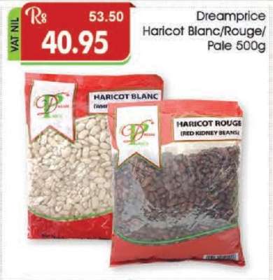 Dreamprice Haricot Blanc/Rouge Pale 500g