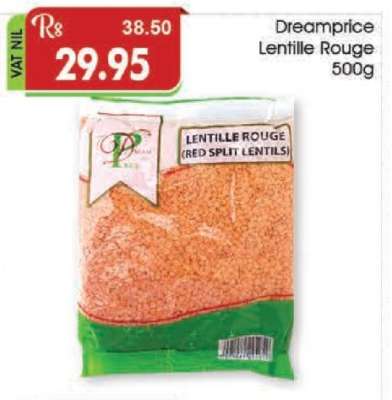 Dreamprice Lentille Rouge 500g