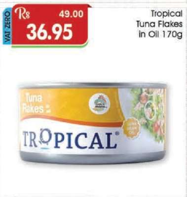 TROPICAL TUNA FLAKES IN OIL 170G