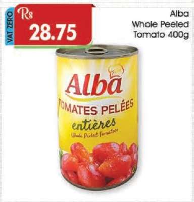 Alba Whole Peeled Tomato 400g