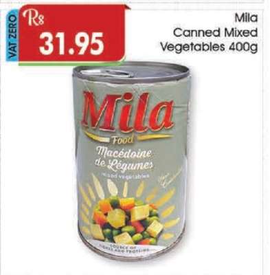 Mila Canned Mixed Vegetables 400g