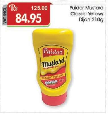 Puidor Mustard Classic Yellow/Dijon 310g