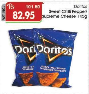 Doritos Sweet Chilli Pepper/Supreme Cheese 145g