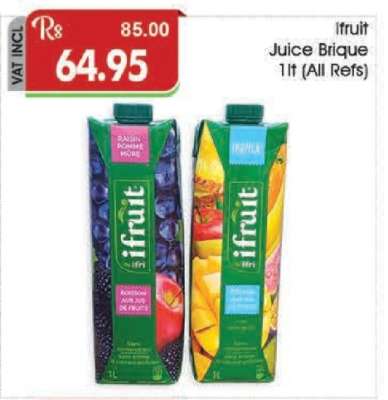 Ifruit Juice Brique 1L (All Refs)