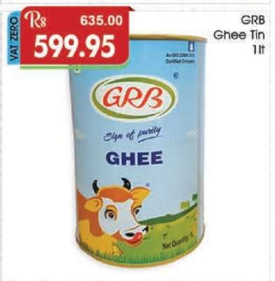 GRB Ghee Tin 1lt