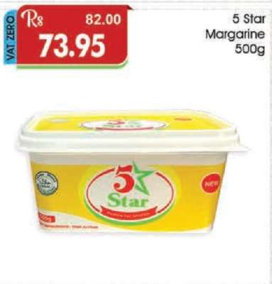 5 Star Margarine 500g