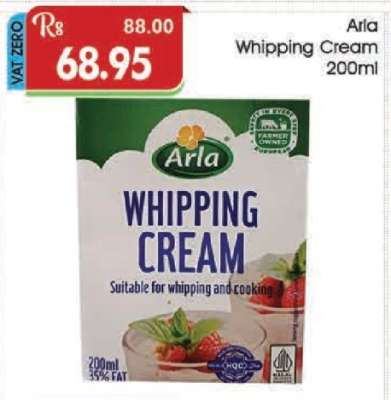 ARLA WHIPPING CREAM 200ML