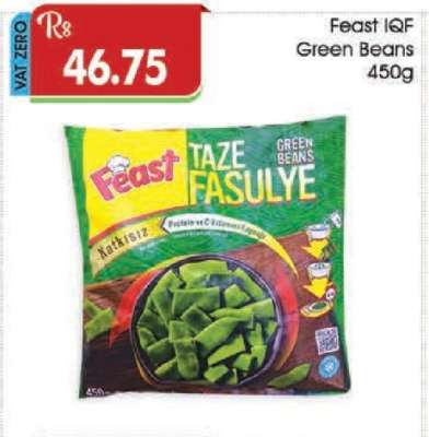 Feast IQF Green Beans 450g