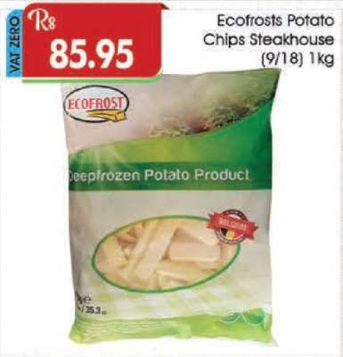 Ecofrosts Potato Chips Steakhouse (9/18) 1kg