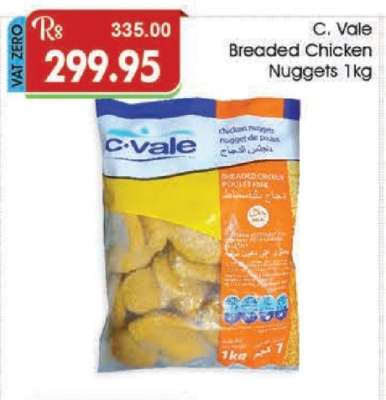 C.Vale Breaded Chicken Nuggets 1kg