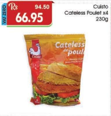 Cuisto Cateless Poulet x4 230g