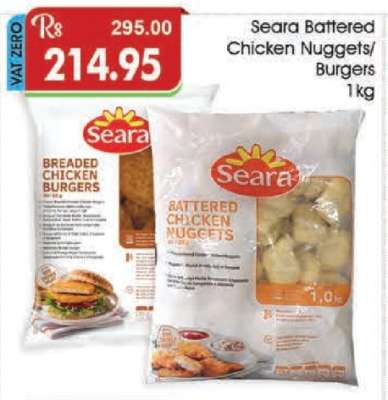 Seara Battered Chicken Nuggets/Burgers