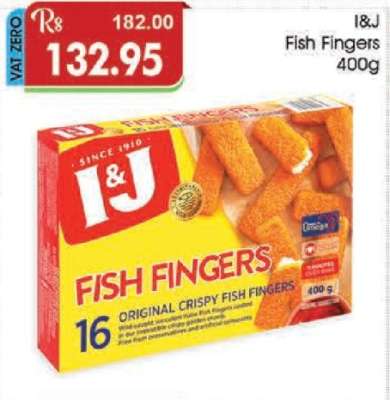 I&J FISH FINGERS 400G
