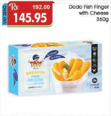 Dodo Fish Finger with Cheese 360g