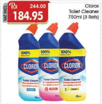 Clorox Toilet Cleaner 750ml (3 Refs)