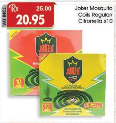 Joker Mosquito Coils Regular/Citronella x10