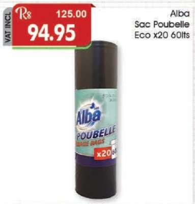 Alba Sac Poubelle Eco x20 60Lts