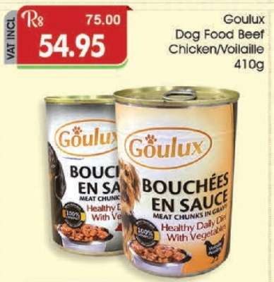 Goulux Dog Food Beef Chicken/Voilaille 410g