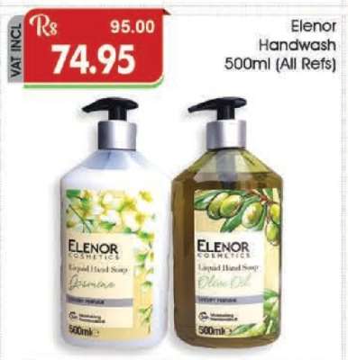Elenor Handwash 500ml (All Refs)