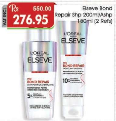 Elseve Bond Repair Shp 200ml/Ashp 150ml (2 Refs)
