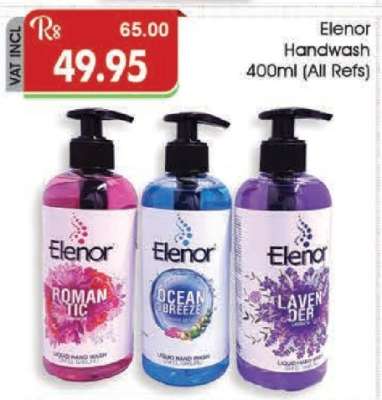 Elenor Handwash 400ml (All Refs)