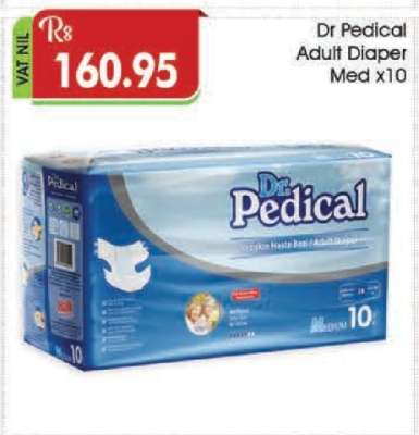 Dr Pedical Adult Diaper Med x10