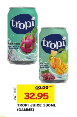 TROPI JUICE 330ML (GAMME)