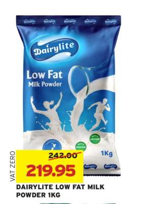Dairylite Low Fat Milk Powder 1kg