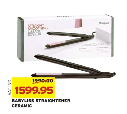 BABYLISS STRAIGHTENER CERAMIC