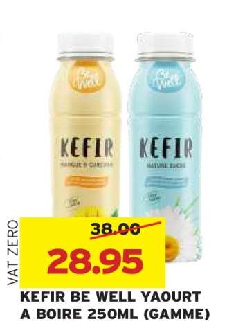 KEFIR BE WELL YAOURT A BOIRE 250ML (GAMME)