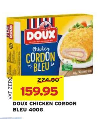 Doux Chicken Cordon Bleu 400g