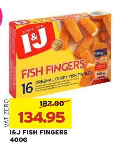 I&J FISH FINGERS 400G