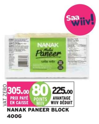 NANAK PANEER BLOCK 400G