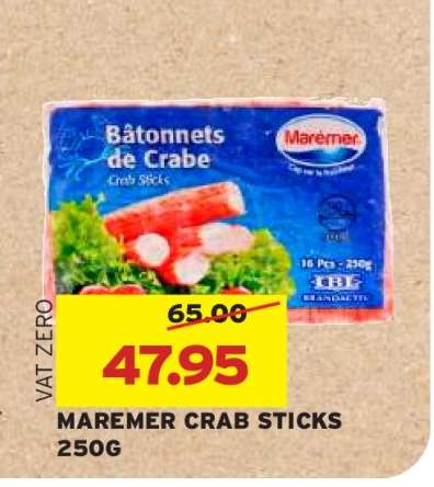 MAREMER CRAB STICKS 250G