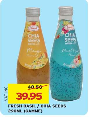 FRESH BASIL/CHIA SEEDS 290ML (GAMME)