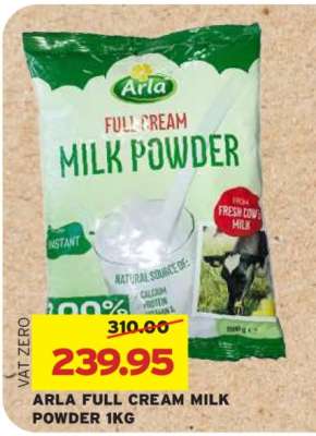 ARLA FULL CREAM MILK POWDER 1KG