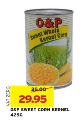 O&P SWEET CORN KERNEL 425G