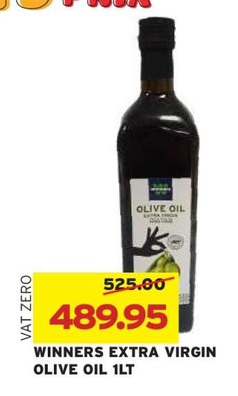 WINNERS EXTRA VIRGIN OLIVE OIL 1LT