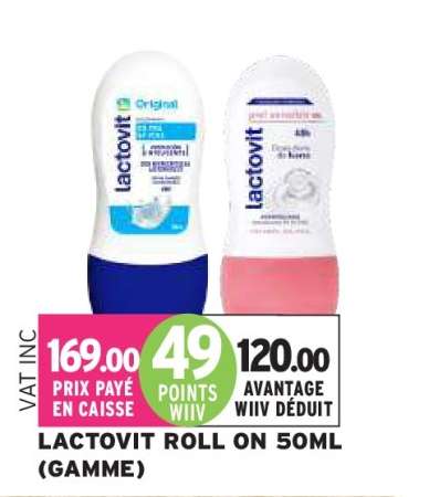 LACTOVIT ROLL ON 50ML (GAMME)