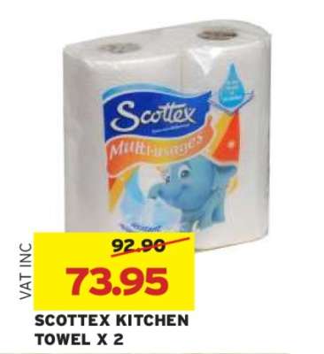 SCOTTEX KITCHEN TOWEL X 2