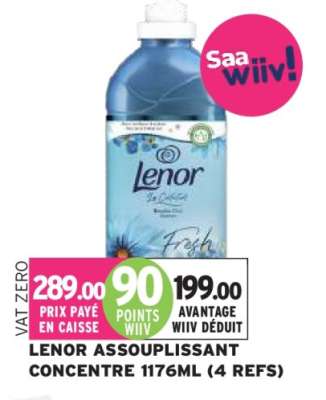 LENOR ASSOUPLISSANT CONCENTRE 1176ML (4 REFS)