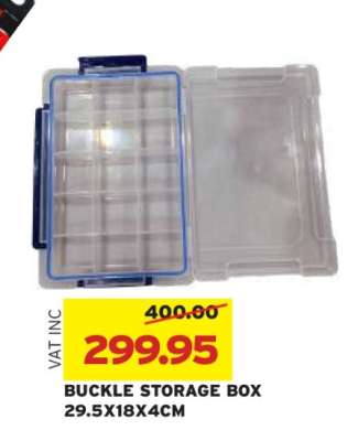 BUCKLE STORAGE BOX