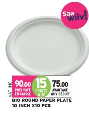 BIO ROUND PAPER PLATE
