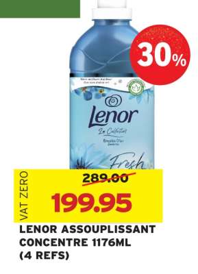 LENOR ASSOUPLISSANT CONCENTRE 1176ML (4 REFS)