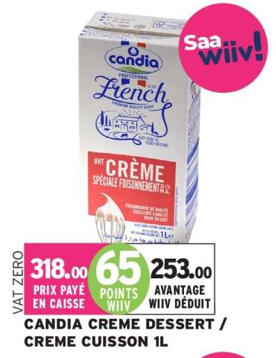 Candia Creme Dessert/Crème Cuisson 1L