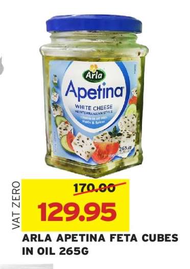 ARLA APETINA FETA CUBES IN OIL 265G